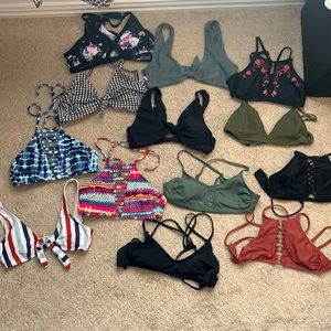 15 bathing suit top bundle